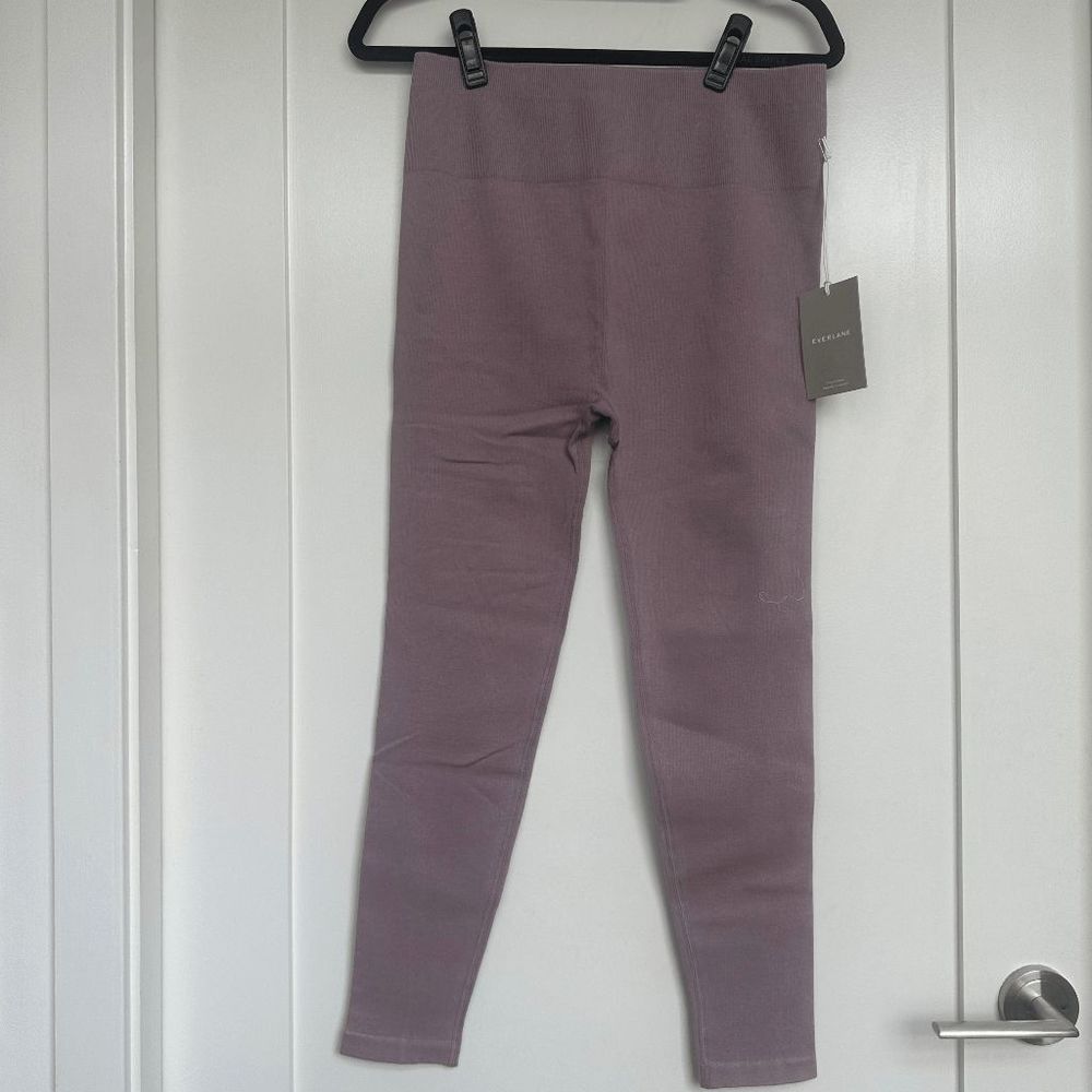 NWT Everlane Womens Dusty Lavender Purple The Seamless Leggings Size XL/XXL - Picture 4 of 6